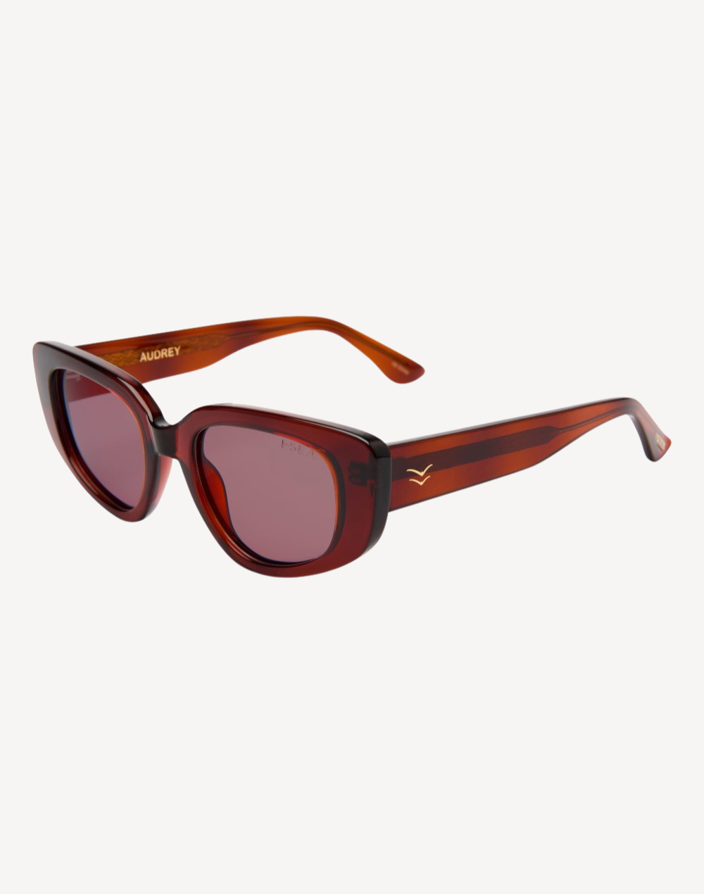 Audrey Polarized Sunglasses#color_audrey-cola-plum