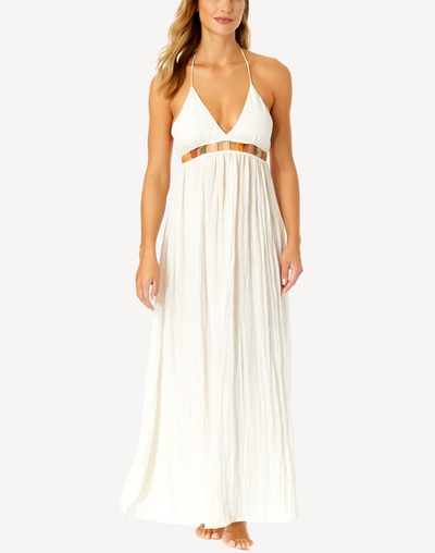 Mirage Jewel Halter Maxi Dress#color_mirage-gardenia