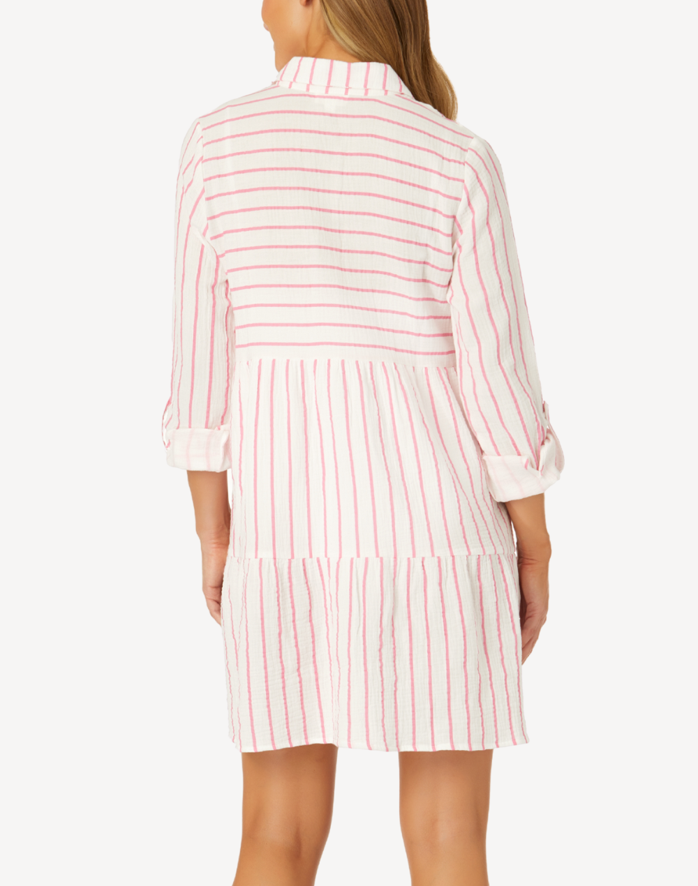 Surfside Long Sleeve Tiered Cover Up