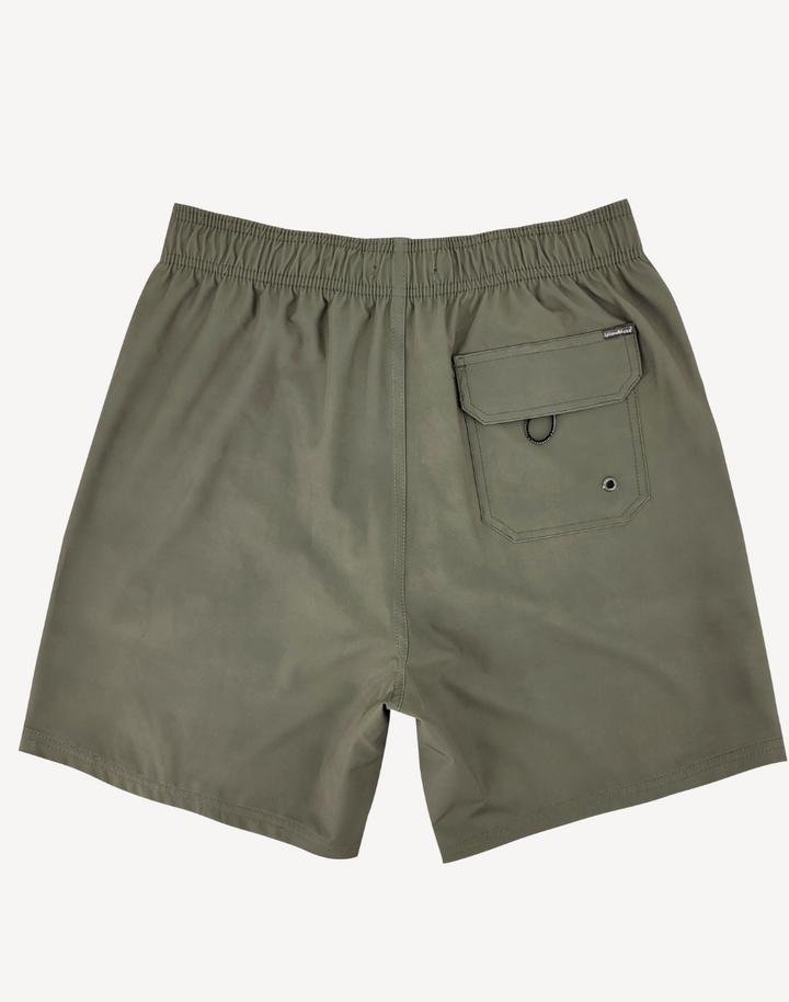 Barbados Solid 16.5" Swim Trunk