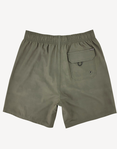 Barbados Solid 16.5" Swim Trunk#color_barbados-olive