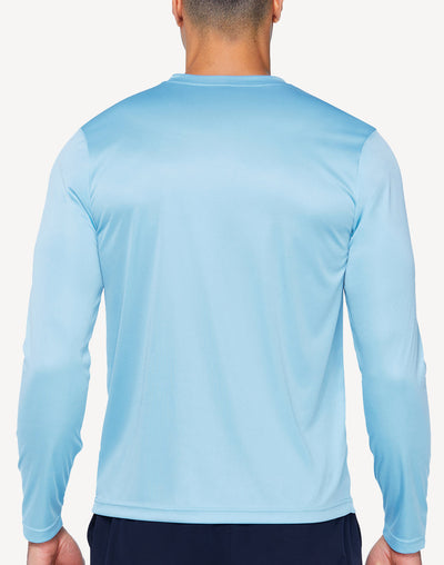 Men's UPF 45 Swim Shirt#color_reebok-light-blue