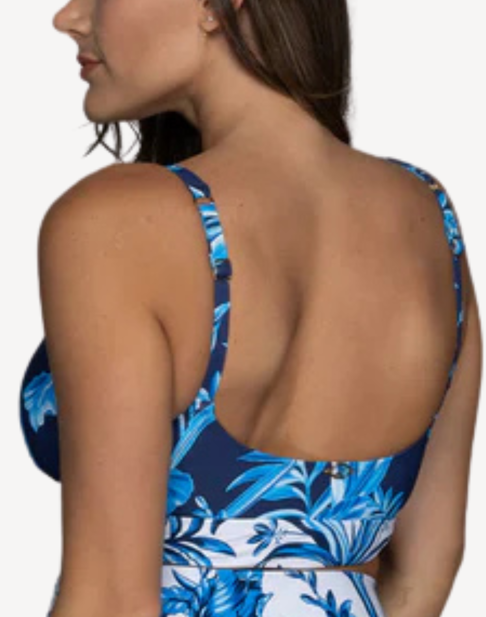 Botanical Bloom Cecile Bikini Top#color_botanical-pantheon-blue