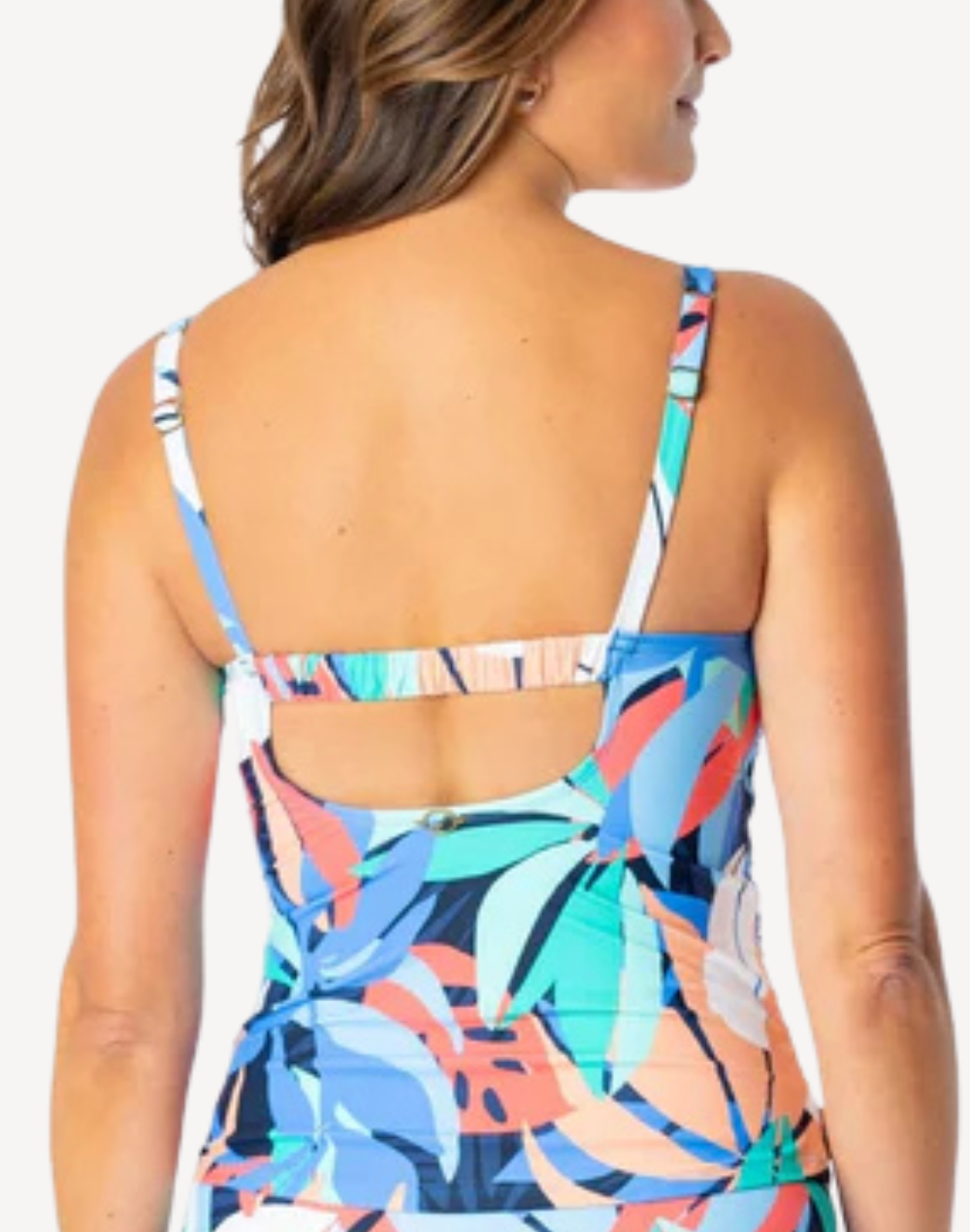 Bright Canvas Lauren High Neck Tankini Top#color_bright-canvas-pantheon-blue