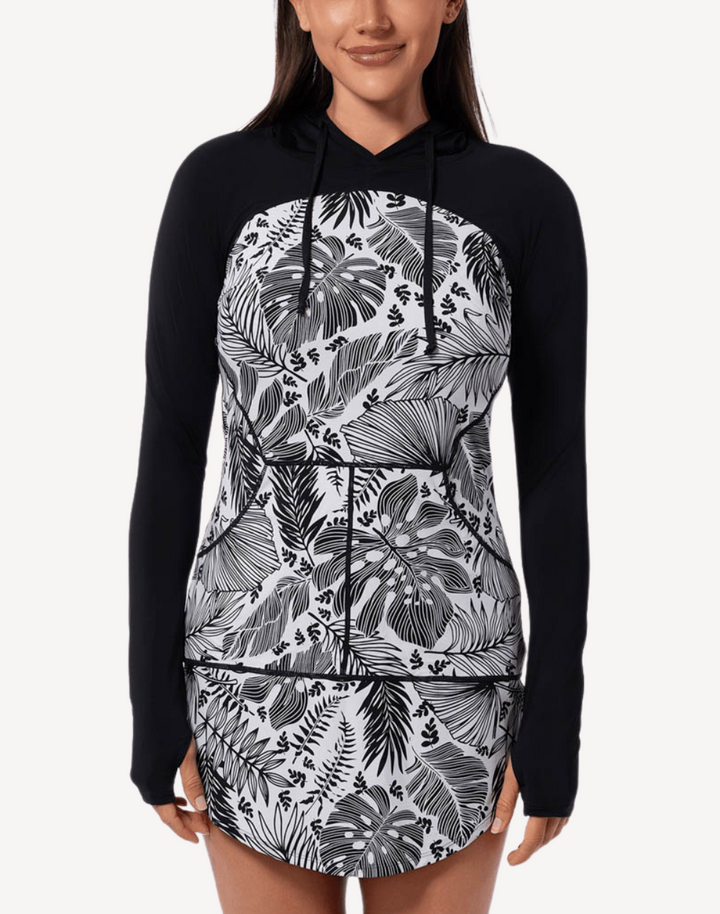 Forest Blast UPF 50 Hooded Dress Cover Upc