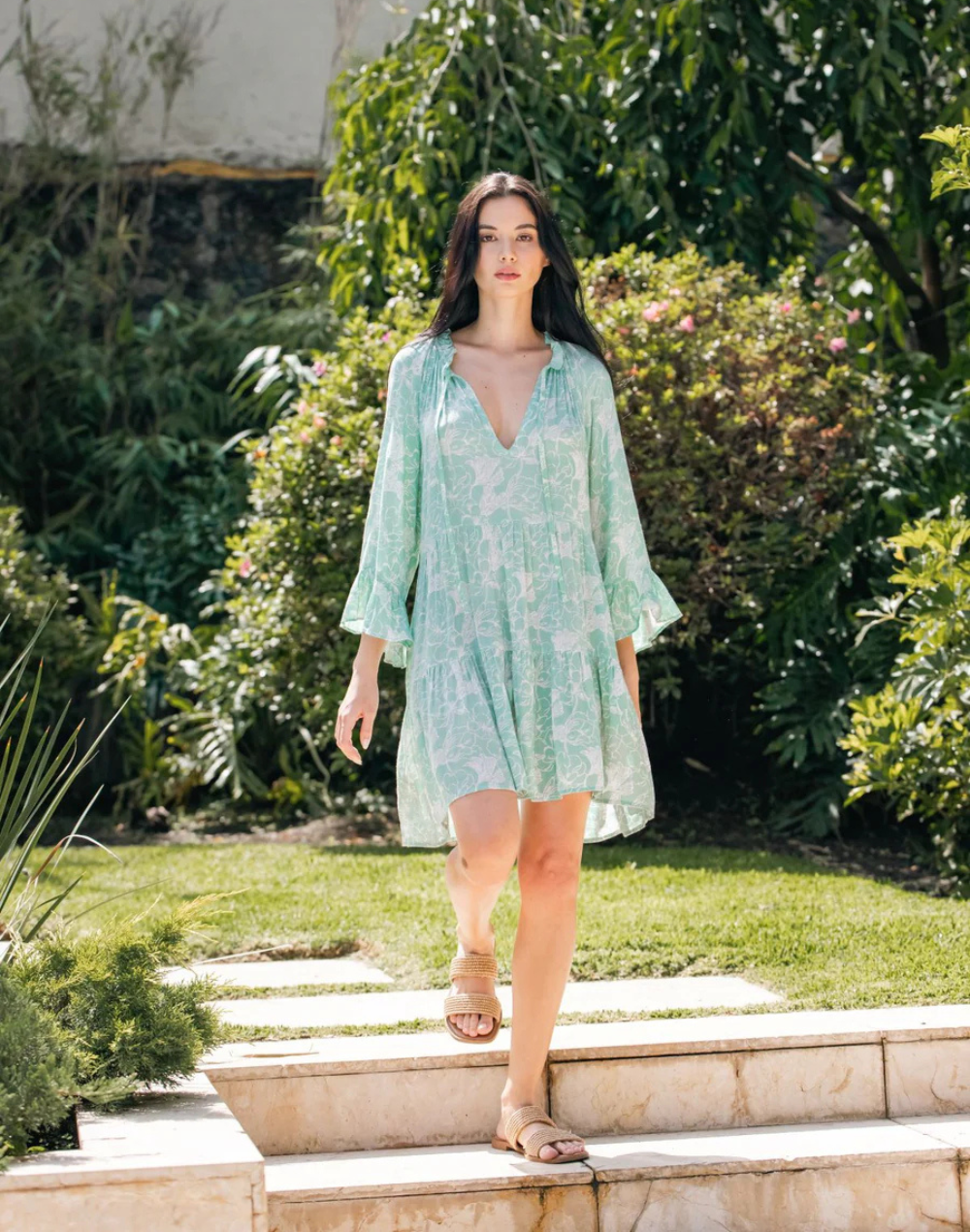 Blooms Boho Short Dress