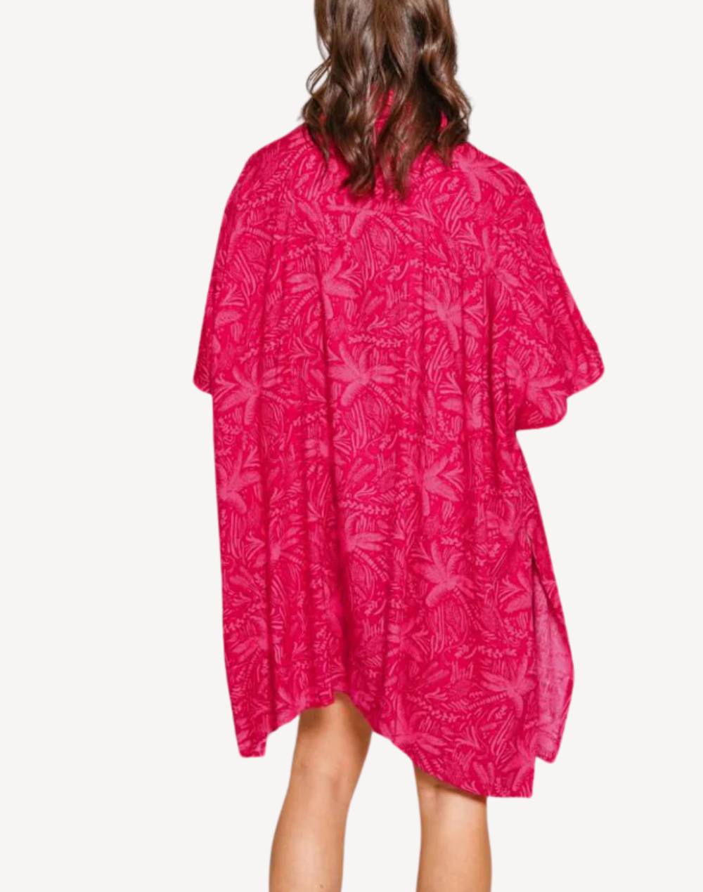 Las Palmas Big Shirt Cover Up#color_las-palmas-sangria