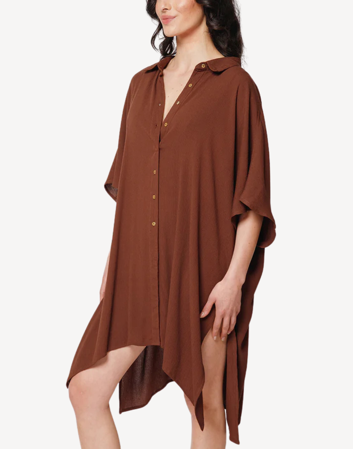 Miami Big Shirt Cover Up