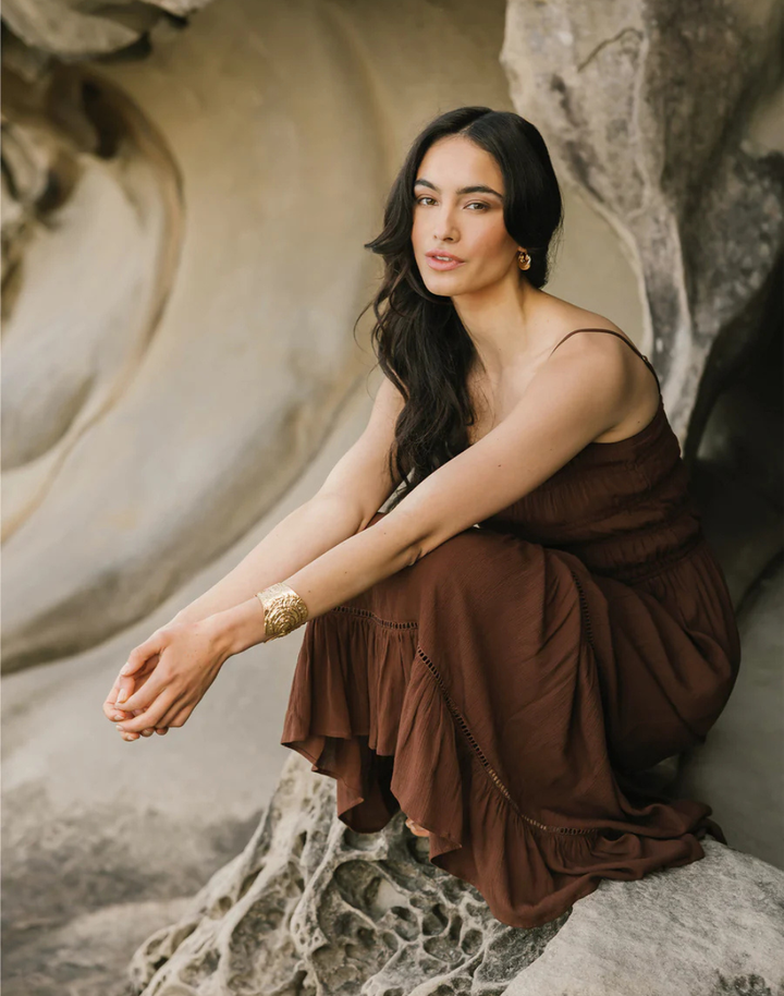 Miami Luxe Smocked Tiered Maxi Dress