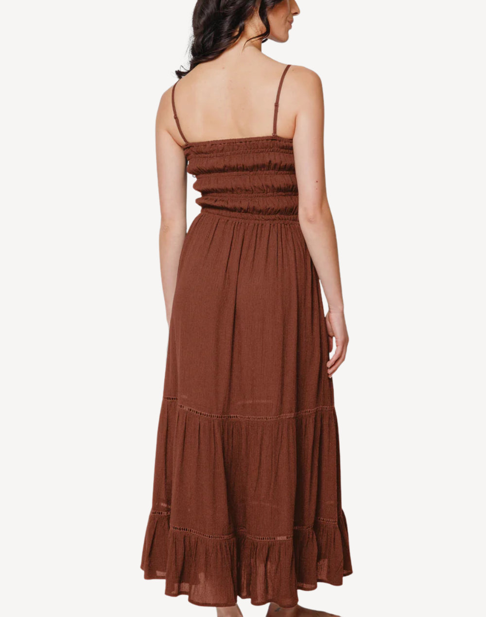 Miami Luxe Smocked Tiered Maxi Dress