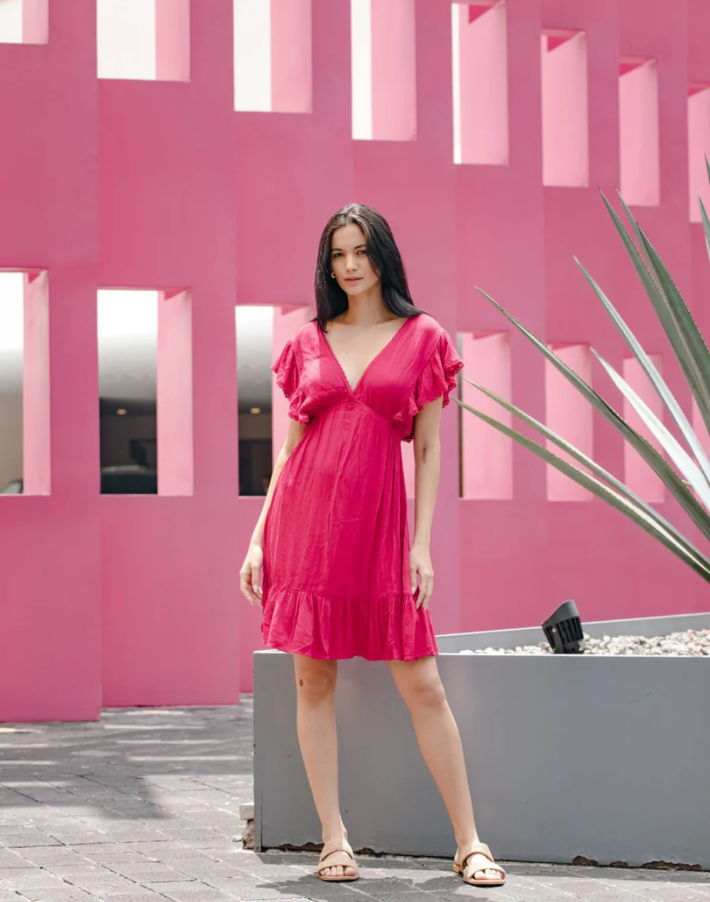 Miami Ruffle Mini Dress
