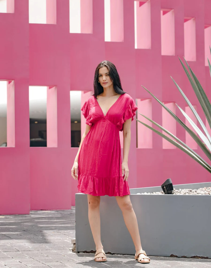 Miami Ruffle Mini Dress
