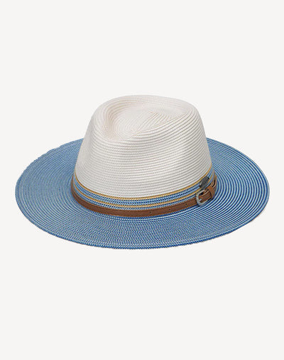 Women's Kristy UPF 50 Hat#color_kristy-ivory-ice-blue