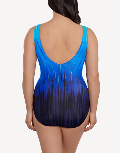 High Energy Scoop Back High Neck One Piece#color_high-energy-blue