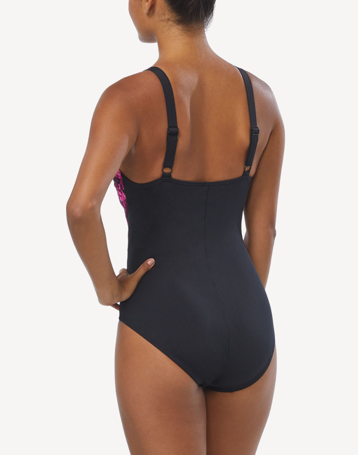 Marine Layer Scoop Neck Polyester One Piece Swimsuit