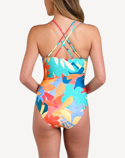 Fantasy Resort Lace Up One Piece