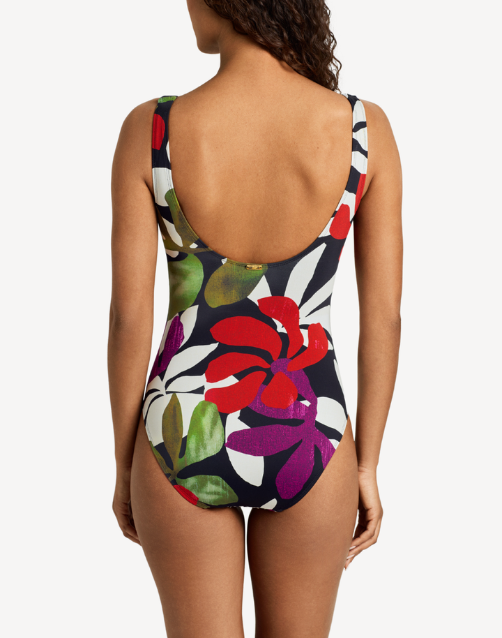 Modern Jungle Ring Underwire One Piece Swimsuit