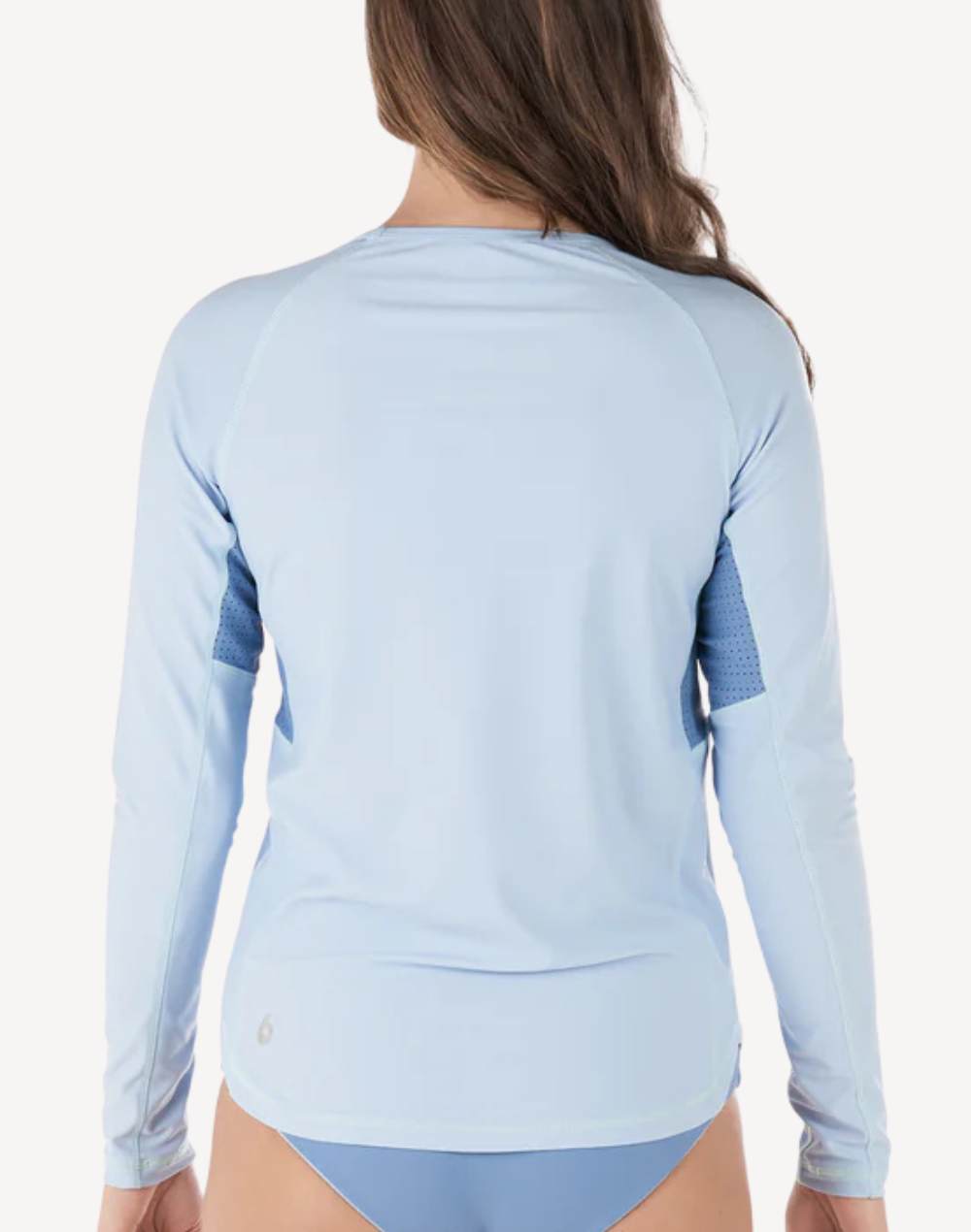 Women's Athena UPF 50 Long Sleeve Swim Shirt#color_athena-ice