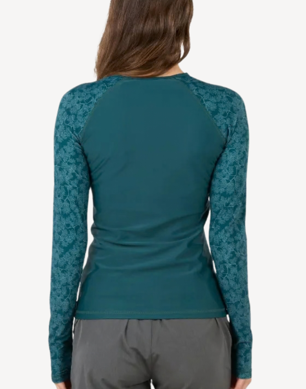 Women's Venus UPF 50 Long Sleeve Rashguard#color_venus-teal-spruce