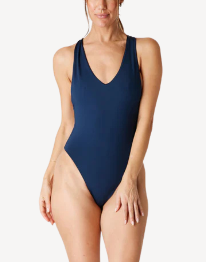 The Crossback Long One Piece Swimsuit