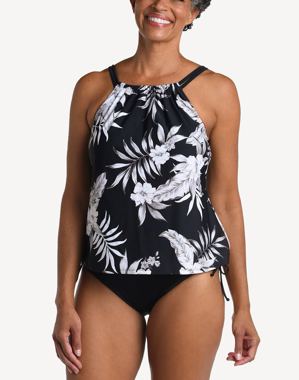 High neck tankini tops hot sale
