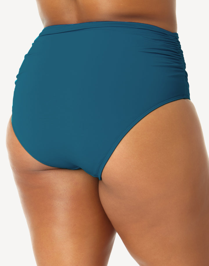 Live In Colour Plus Size Convertible Shirred Bottom