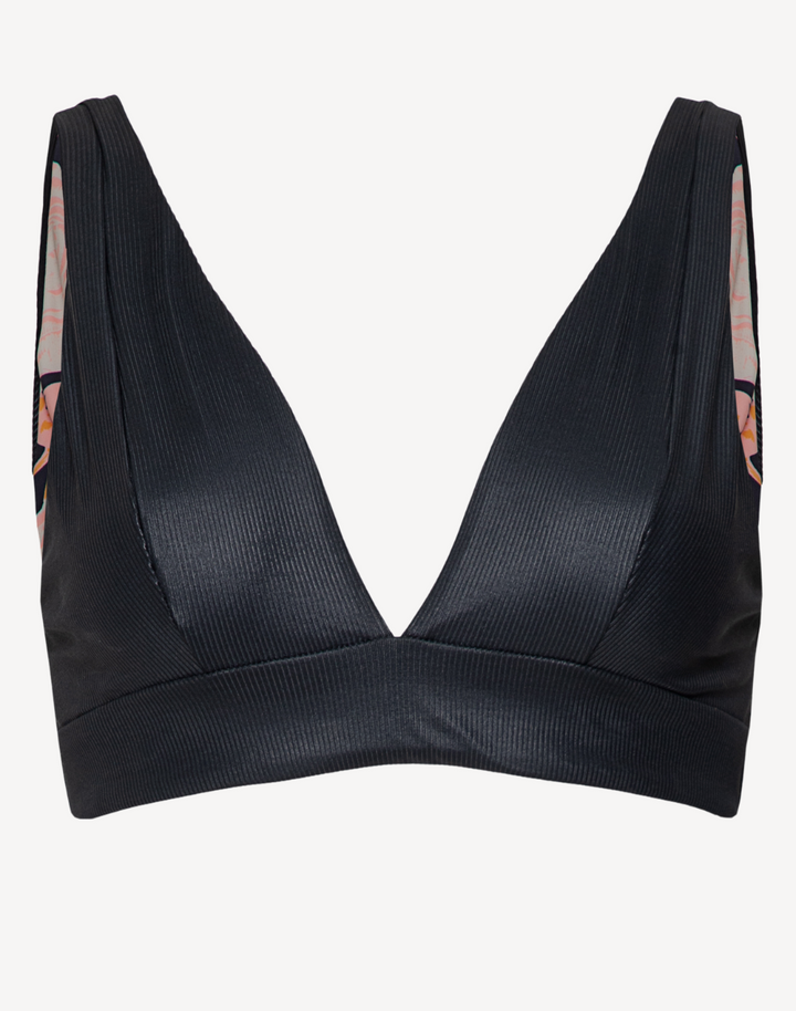 Road Trip Dancer Paradisial Long Line Reversible Bikini Top