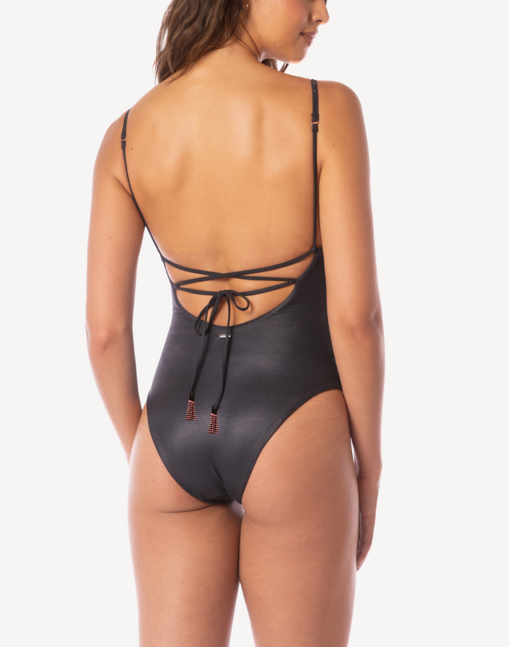 Road Trip Dancer Parady V Wire Reversible One Piece Swimsuit