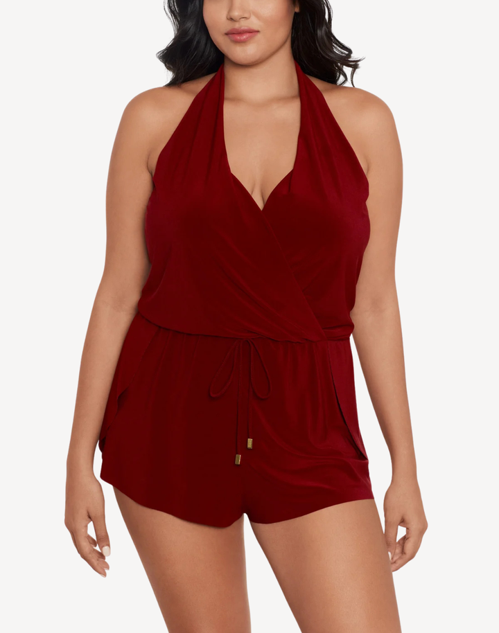 Bianca Plus Size Swim Romper