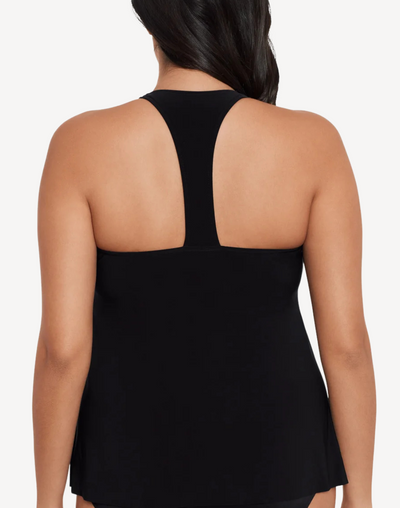 Magicsuit Full Figure Taylor Tankini Top#color_black