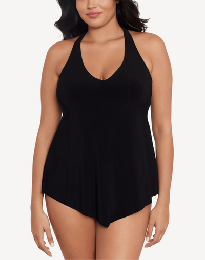 Magicsuit Full Figure Taylor Tankini Top#color_black