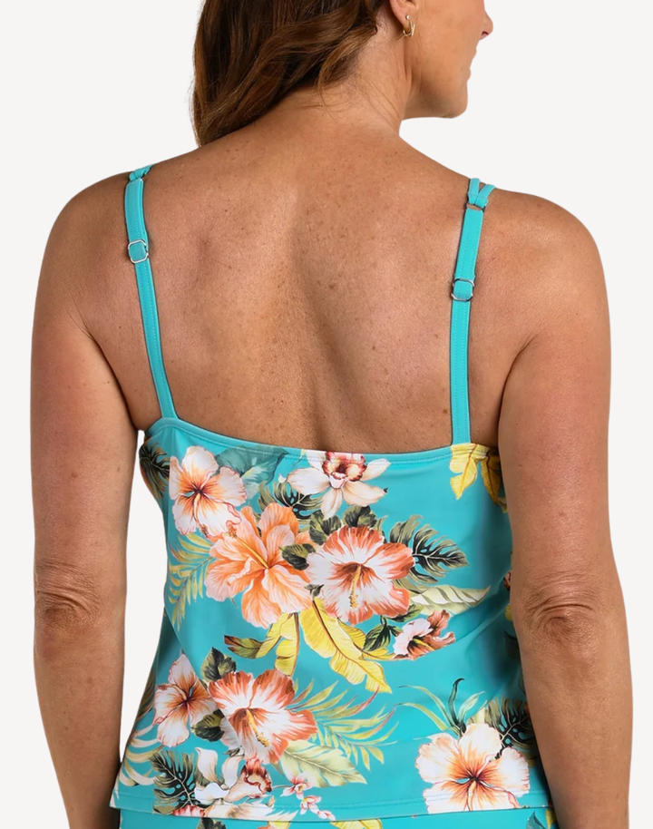 Botanical Essence High Neck Tankini Top