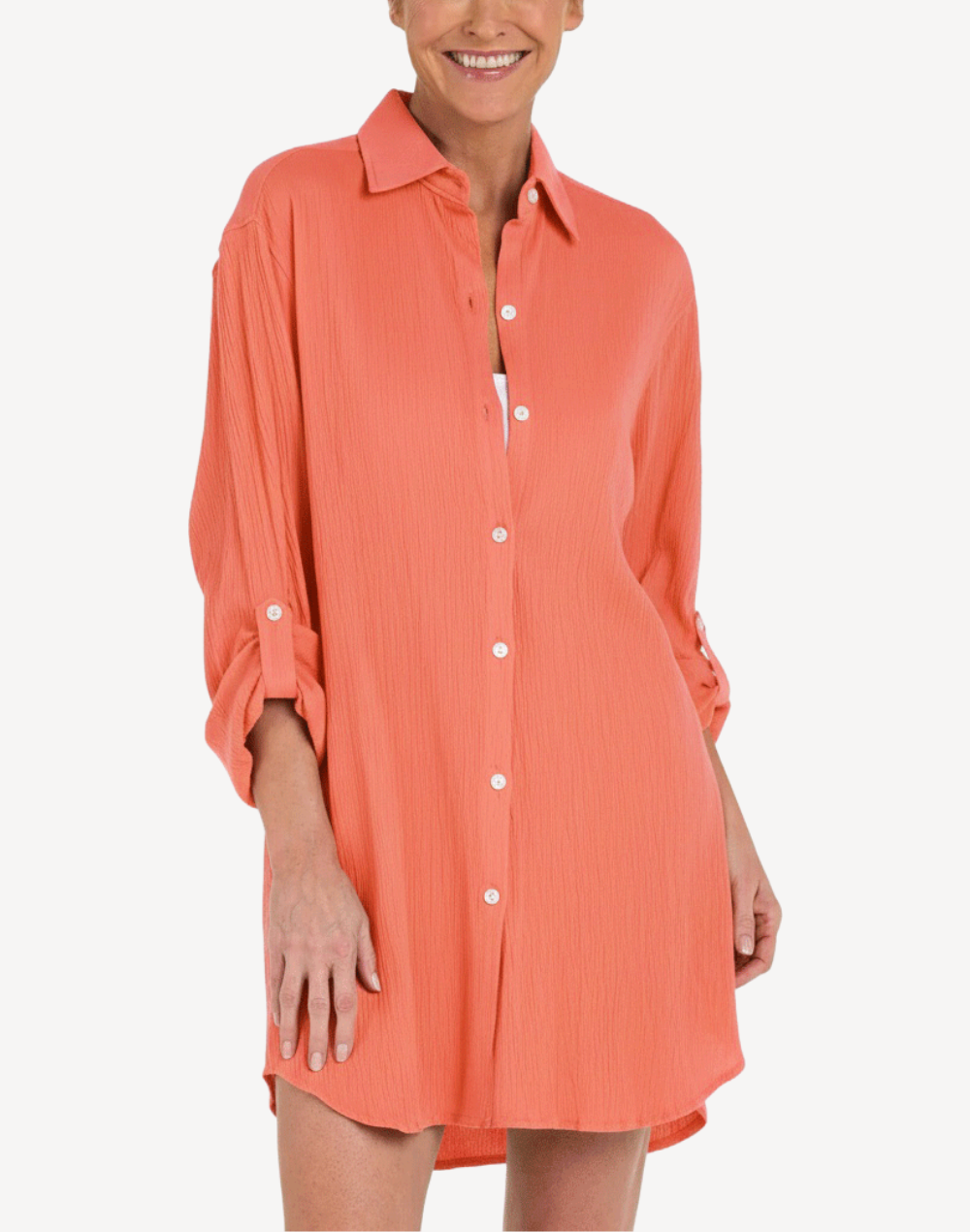 Resort Shirt Cover Up