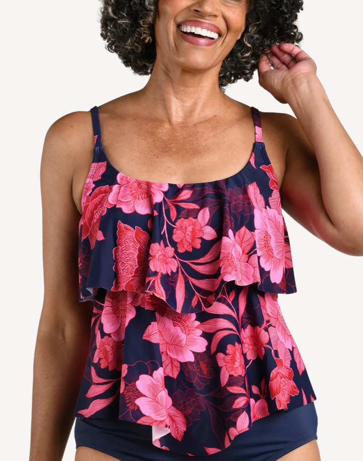 Romantic Getaway Double Tiered Tankini Top