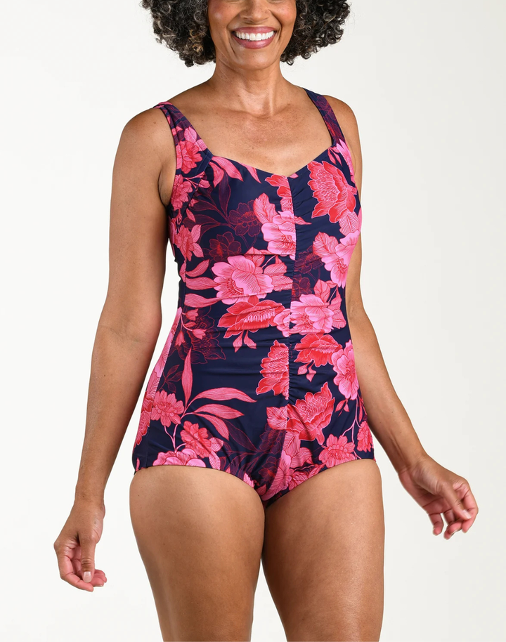 Romantic Getaway Girl Leg One Piece Swimsuit