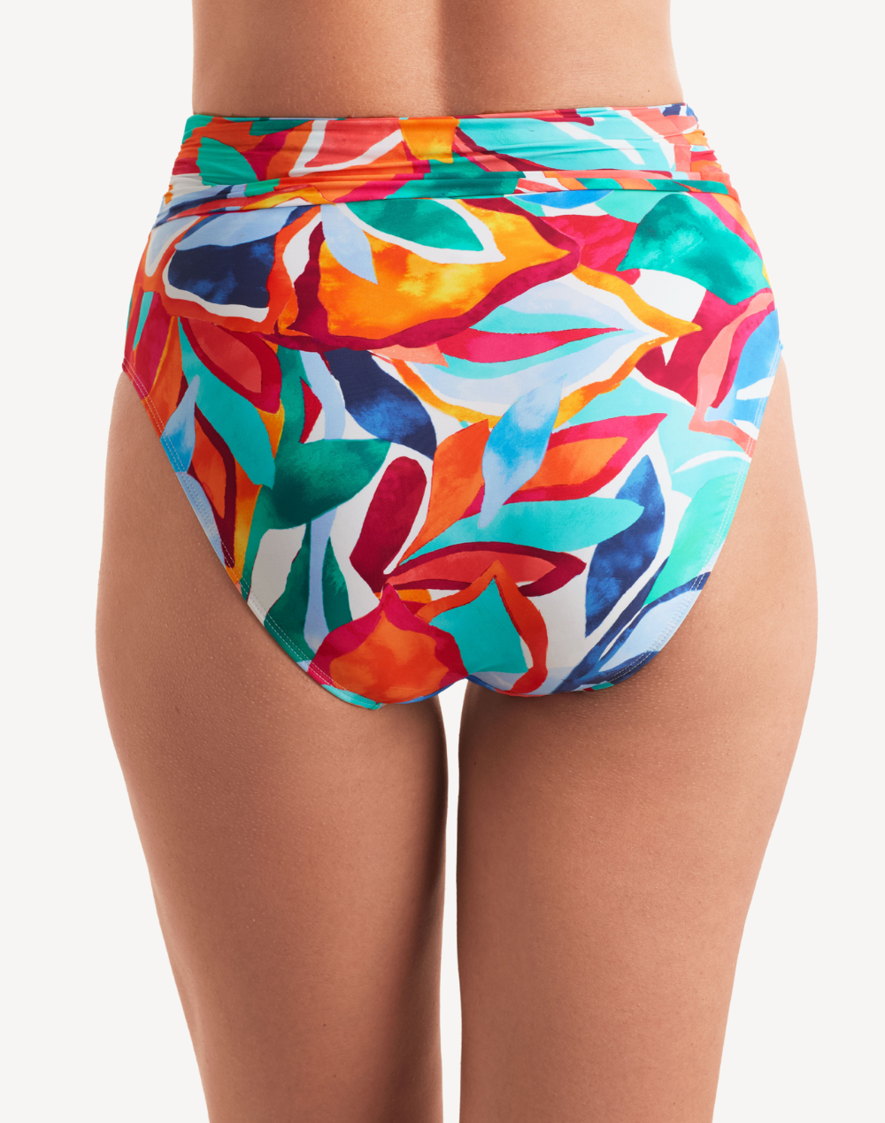 Radiant Floral Morgan High Waist Bikini Bottom#color_radiant-floral-multi