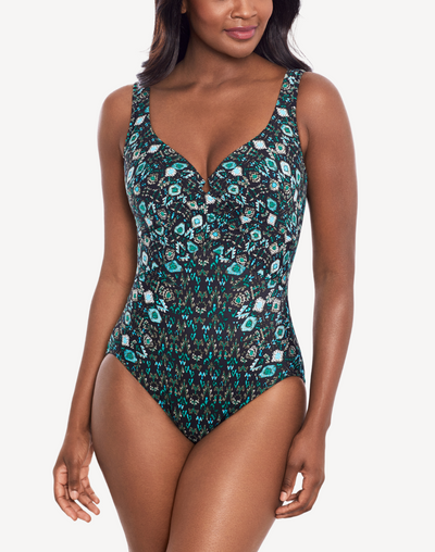 Bijoux Criss Cross Escape One Piece#color_bijoux-black-multi