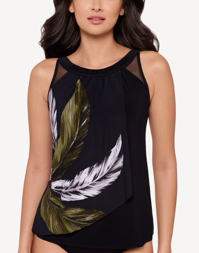 Boca Grande Ursula Tankini Top#color_boca-black-multi