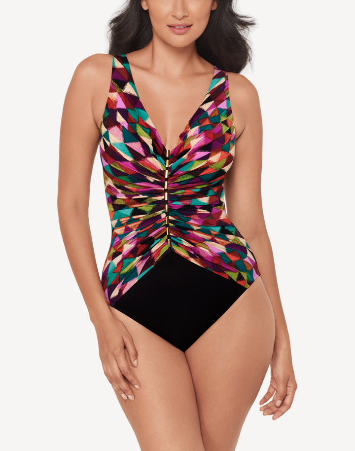 Farefalle Chamber One Piece Swimsuit