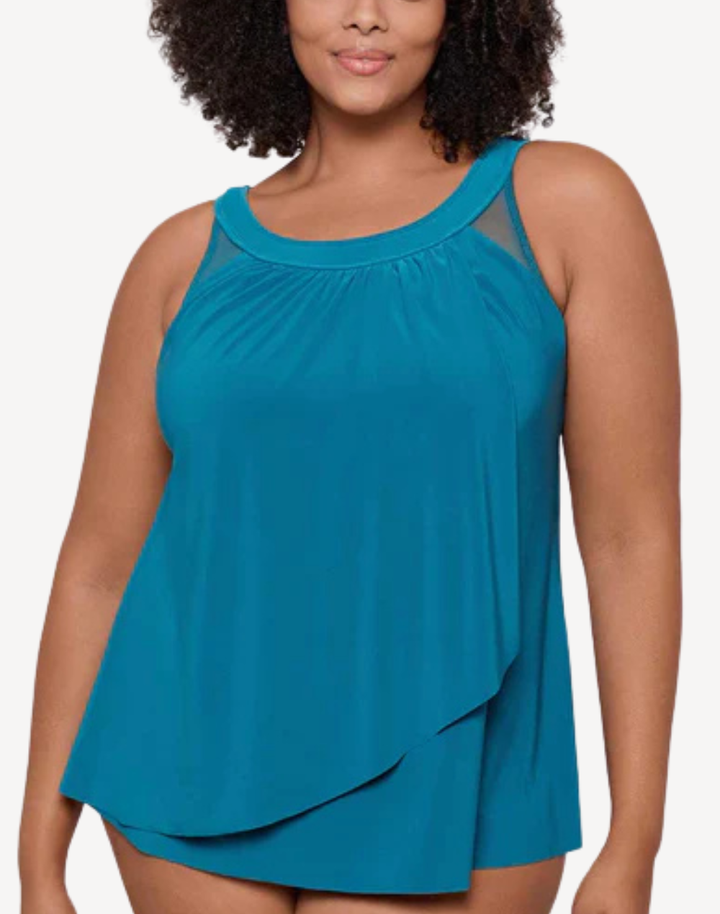 Illusionist Ursula Plus Size Tankini Top