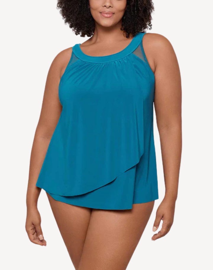 Illusionist Ursula Plus Size Tankini Top