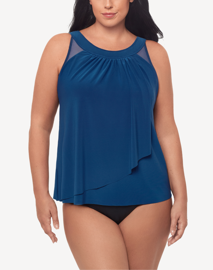 Illusionist Ursula Plus Size Tankini Top