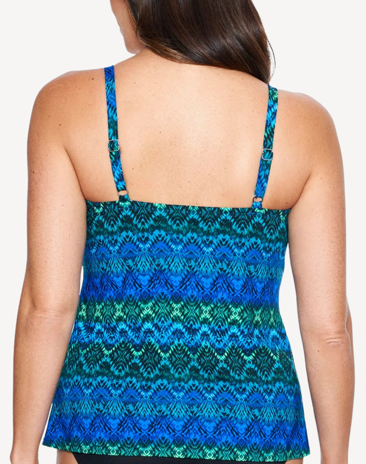 Ocean Ombre Love Knot Tankini Top