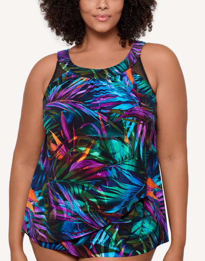 Palma Paradiso Plus Size Ursula Tankini Top#color_palma-paradiso-multi