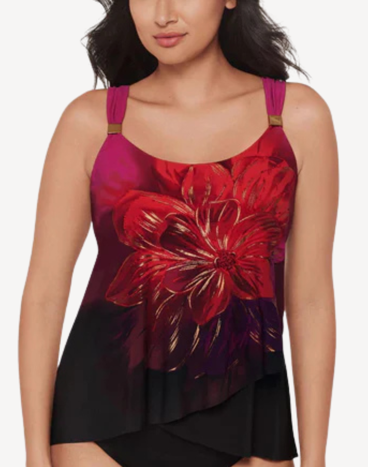 Petali Rosa Dazzle Tankini Top