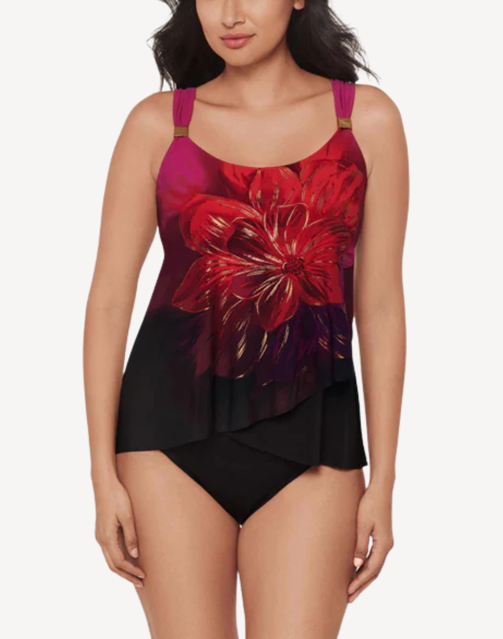 Petali Rosa Dazzle Tankini Top