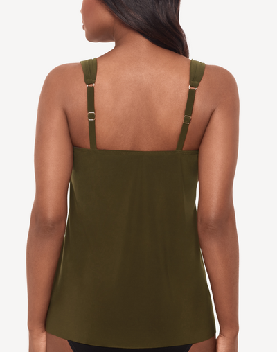 Razzle Dazzle DD Cup Tankini Top#color_dazzle-nori-green