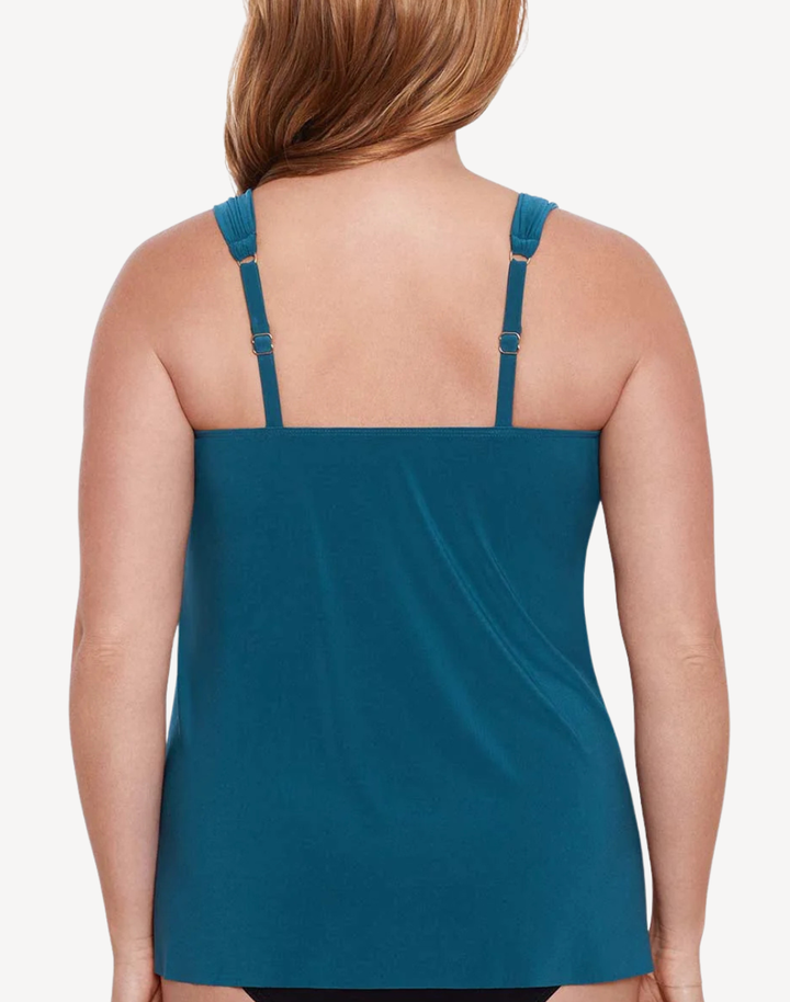 Razzle Dazzle Plus Size Tankini Top