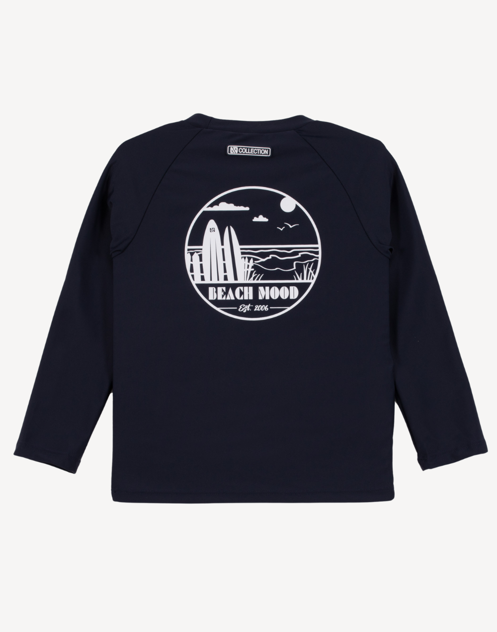 Boys Pirate Cove UPF 50 Long Sleeve Rashguard#color_pirate-navy