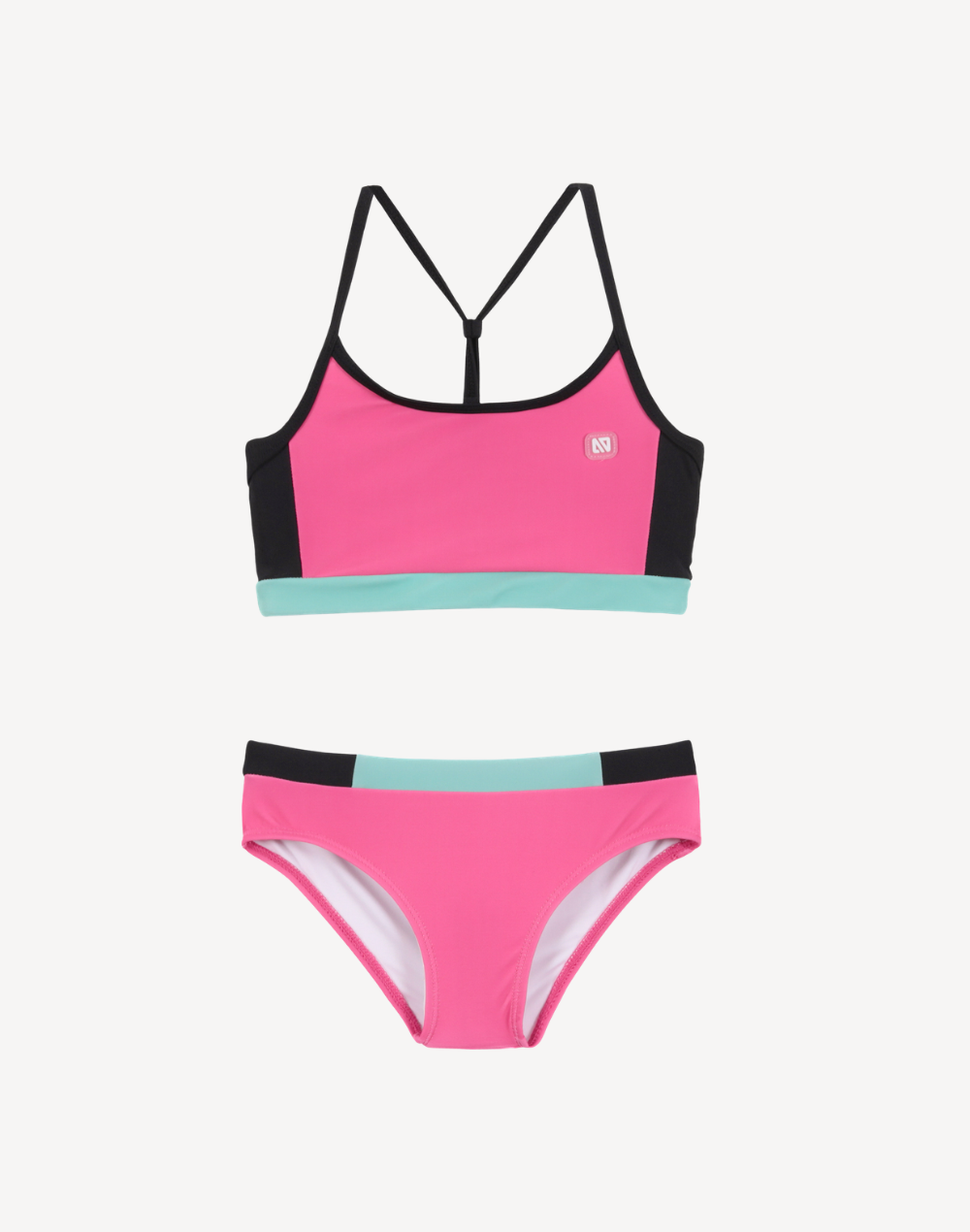 Girls Colourblock Bikini Set